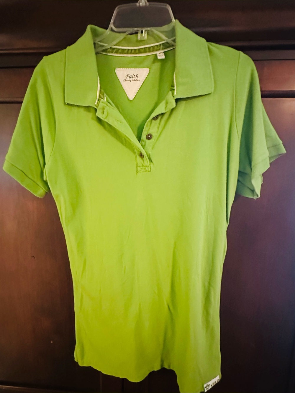 Green Short Sleeve Polo Tee